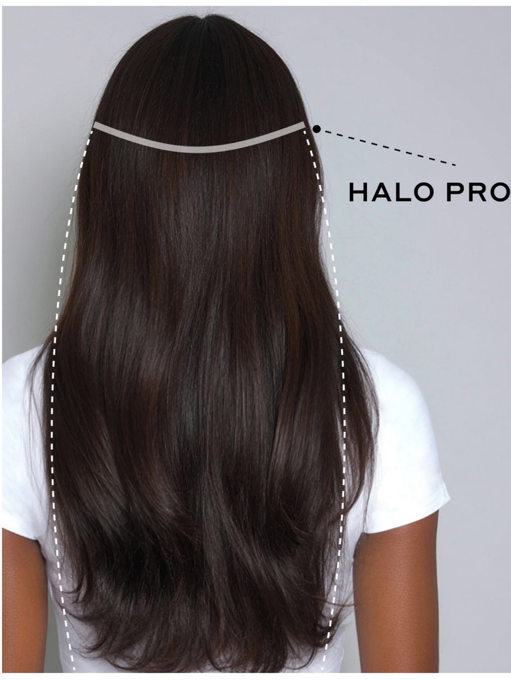 Bellami HALO PRO EXTENSIONS KIT, MOCHACHINO BROWN #1C NATURAL